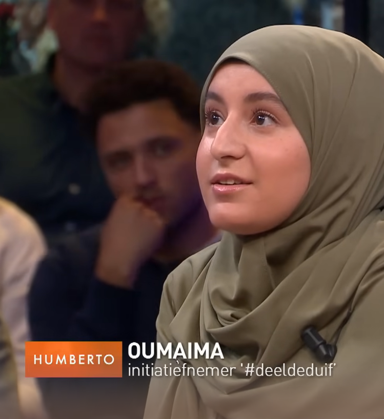 oumaima deel de duif bij NTR